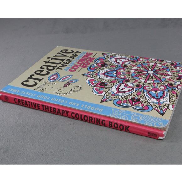 Creative Therapy Anti-Stress Coloring Book Adult Relaxation Mandala Art - Picture 3 of 9